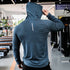 Men's Sport T-shirts Hoodie Fitness Running Shirts Tops Long Sleeve Workout Male Tops Tee Sportwear Training Sweatshirt Men