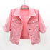 Stylish Women's Denim Jacket - Casual Pink & Blue Jean Coat for All Seasons, Comfortable & Soft, Perfect for Outdoor Activities and Daily Wear