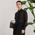K3035W Luxury Women's Clothing 75% linen 25% silk Ladies Blouse