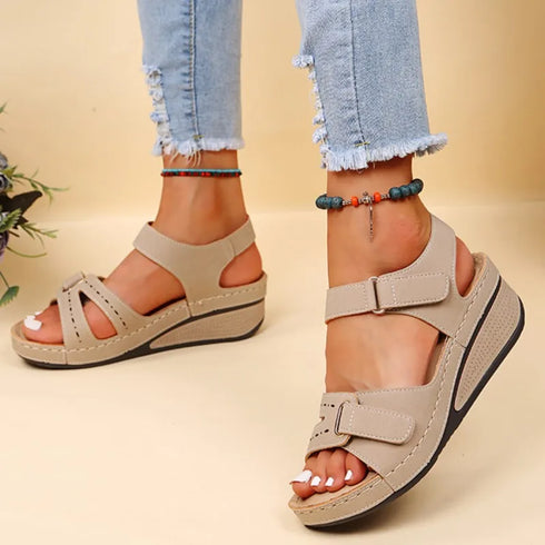 Soft Slip-On Open Toe Sandals for Women