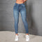 Women's High Elasticity Slim Fit Denim Jeans