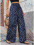 Floral Print Wide Leg Pants in Plus Sizes 1XL-5XL