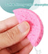 Compress Face Wash Puff - Natural Wood Pulp Sponge