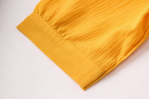 Ruffled Off-the-Shoulder Chiffon Top