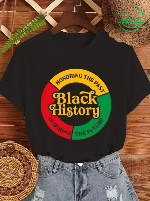 Black History Honouring The Past T-Shirt