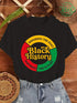 Black History Honouring The Past T-Shirt