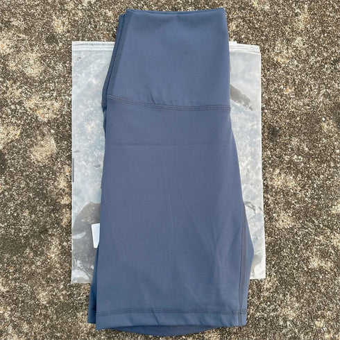 Solid Colour High Waist Yoga Shorts for Women