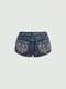 Vintage Y2K Punk Distressed Denim Shorts