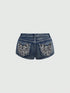 Vintage Y2K Punk Distressed Denim Shorts