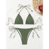 Halter Neck Micro Thong Bikini Set