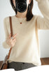 Casual Knitted Pullover Sweater for Women