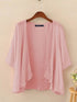 2023 ZANZEA Summer Fashion Cardigan Women 3/4 Sleeve Solid Blouse Casual Holiday Beach Holiday Kimonos Open Front Shirt Blusas