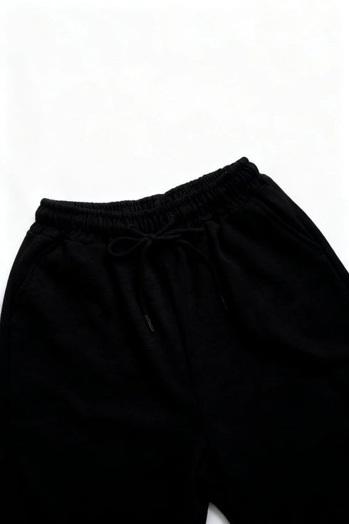 Women’s Casual Black Joggers with Pockets