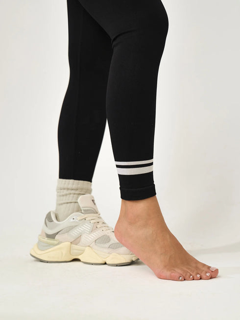 Women's Striped Long Sleeve Yoga Set