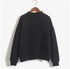 Women's Velvet Turtleneck Long Sleeve Sweatshirt