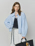 French Barn-Style Oversized Short Jacket for Women