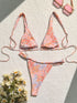 Floral Print Adjustable Bikini Set