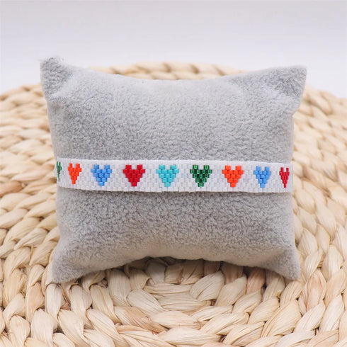ZHONGVI Miyuki Heart Adjustable Bracelet