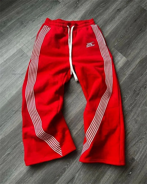 Y2K Grey Casual Wide Leg Cargo Pants