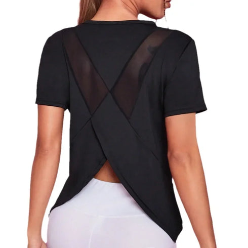 Women's Seamless Yoga Crop Top for Gym Training