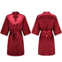 Women's Satin Short Robes for Bridesmaids and Parties