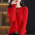 Women's O-Neck Casual Knit Pullover Sweater