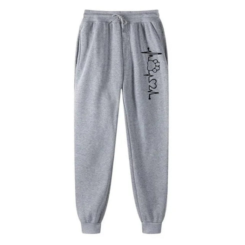 Women’s Casual Joggers with Pockets - Grey