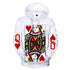Heart Of The Cards Men's 3D Poker Graphic Hoodie