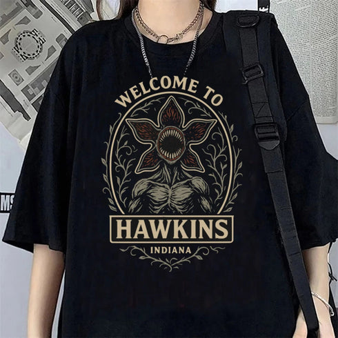 Hawkins Demogorgon Graphic T-Shirt for Women