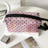 Heart Shaped Nylon Mesh Cosmetic Bag