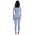 Women's Seamless Long Sleeve Sports Bodysuit