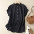 Plus Size Short Sleeve Loose Blouse for Women