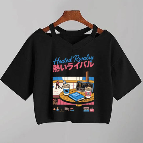 Heated Rivalry Crop Top - Ilya Rozanov & Shane Hollander Tee