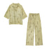 Women's Jacquard Floral Print Loose Set