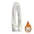 High Waist Fleece Thermal Denim Pants for Women