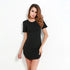 Summer Bodycon Mini Dress with Short Sleeves