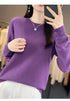 100% Merino Wool Long Sleeve Sweater for Women