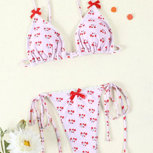Mini Bowknot Bikini Set for Women
