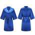 Women's Satin Short Robes for Bridesmaids and Parties