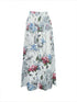 Plus Size Wide Leg Casual Trousers with Print Design