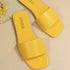 Minimalist Single Band Slide Sandals for Women