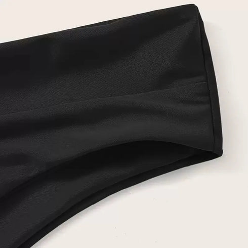 Classic Black High Waist Bikini Bottom