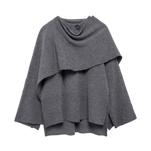 MUJER 2025 Asymmetrical Cropped Women's Coat