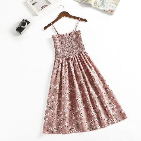 Floral Spaghetti Strap Mini Dress