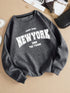 New York 1968 Women's Black Print Hoodie