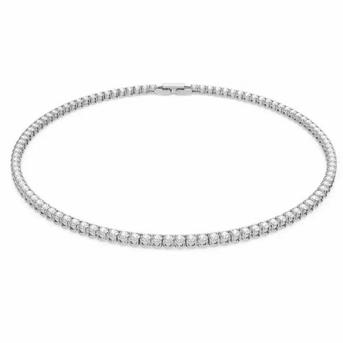 925 Sterling Silver Zircon Chain Necklace for Women