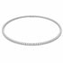925 Sterling Silver Zircon Chain Necklace for Women