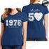 Women's Vintage 1976 O Neck Short Sleeve T-Shirt