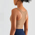 Nylon Women's Sports Bra Top for Yoga and Gym