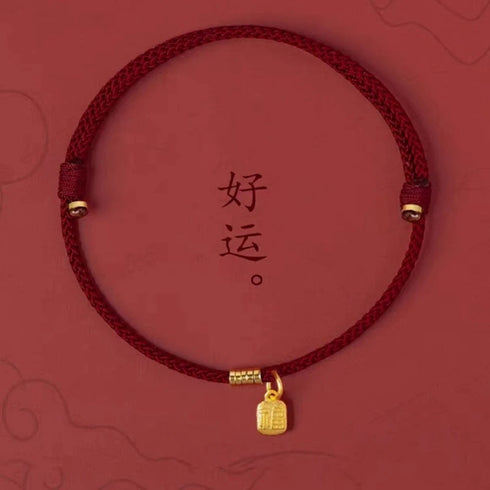 Handmade Red String Bracelet for Luck and Protection